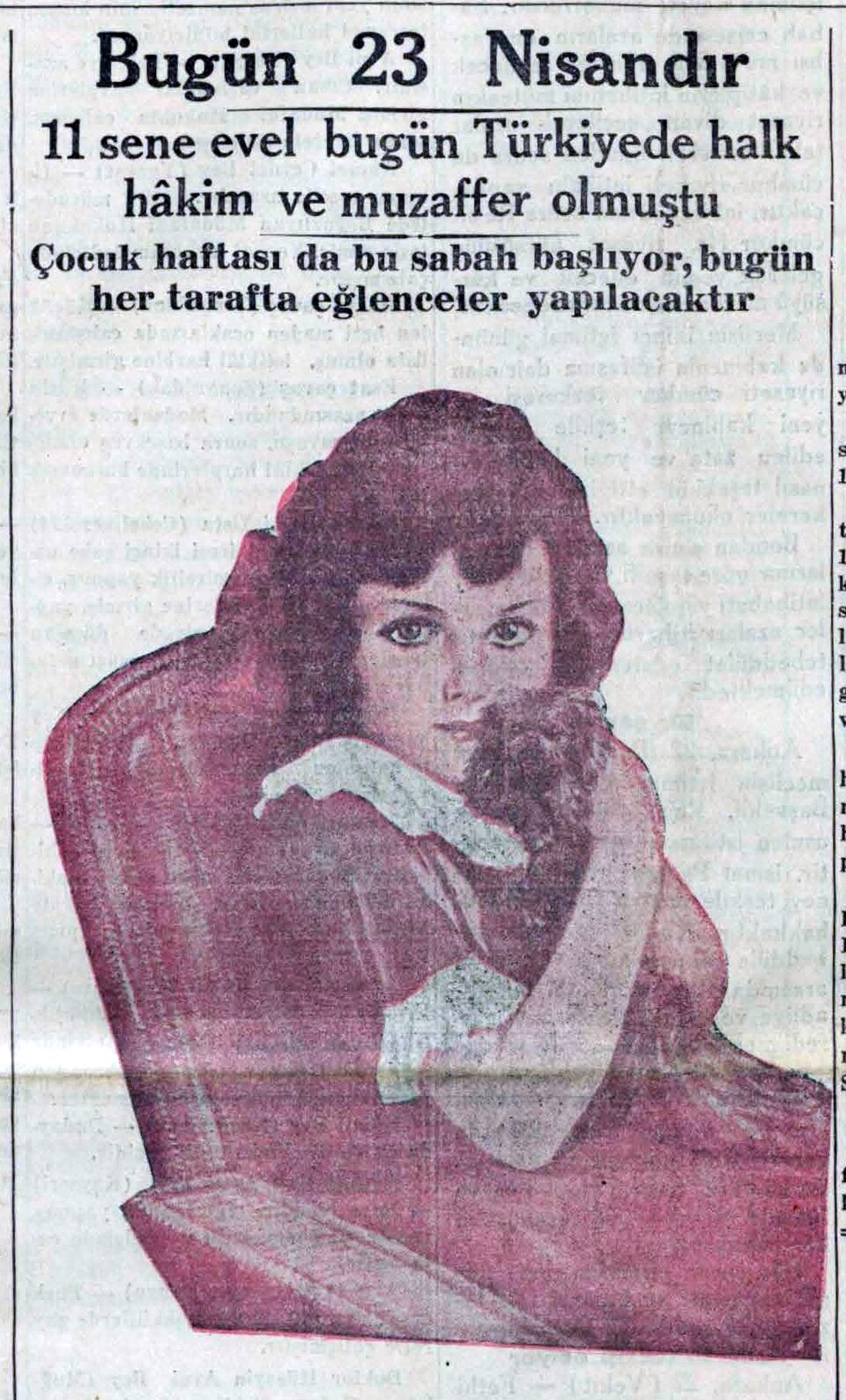 23 Nisan Ulusal Egemenlik ve Çocuk Bayramı